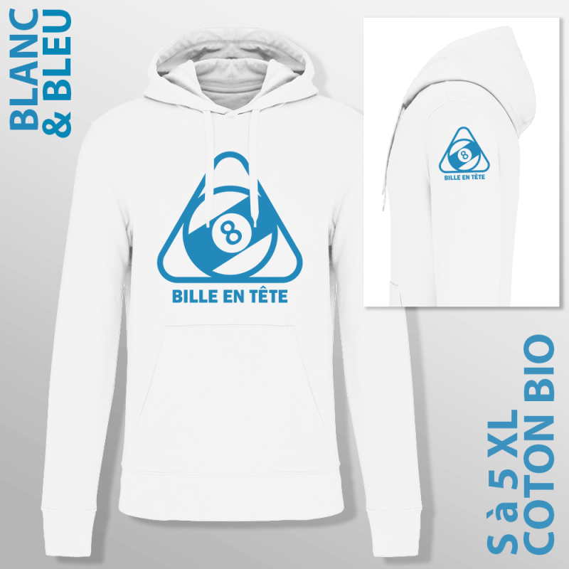 Sweat Capuche Billard Homme Bille En Tête